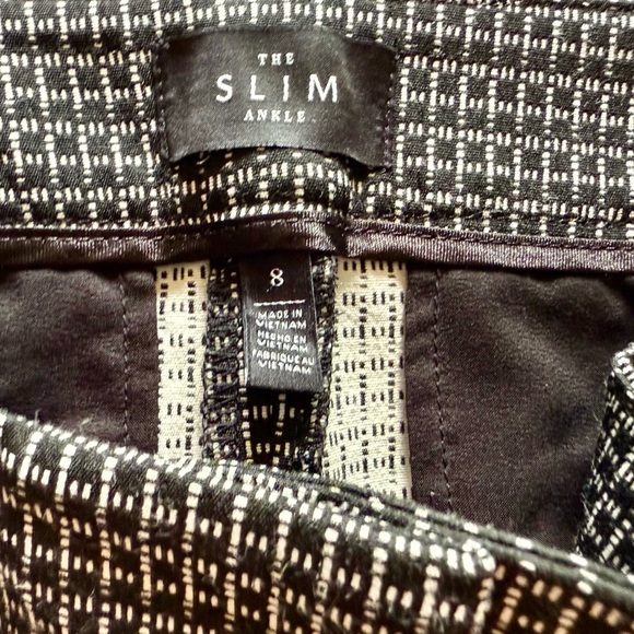 WHBM Slim Ankle Pants, Size 8 - Picture 2 of 3